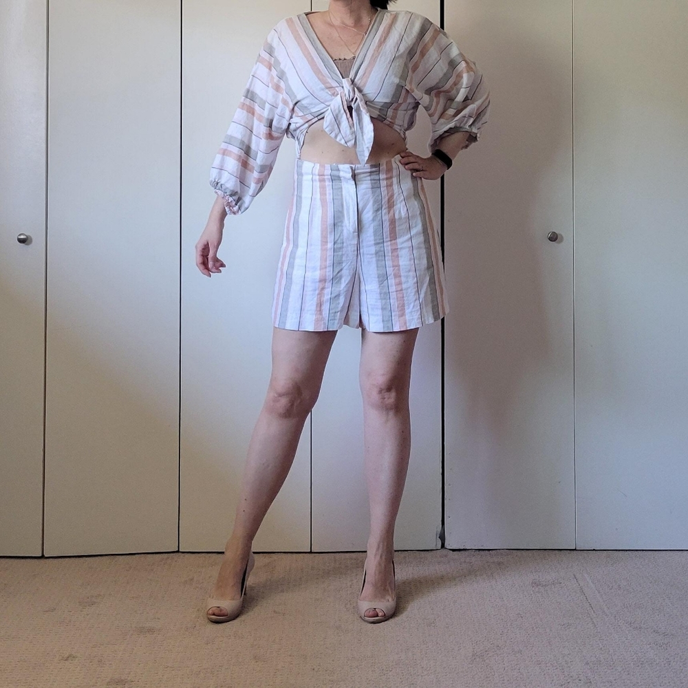 Zara 100% linen set